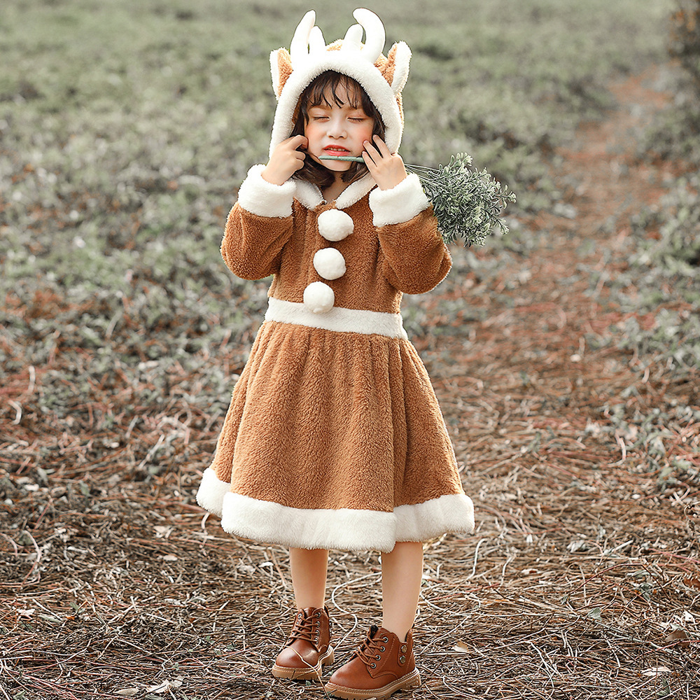 Costume Natalizio da Renna per Bambine Costume Natalizio da Renna per Bambine - immagine 6