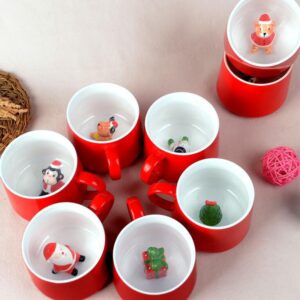 Tazza di Natale in Ceramica con Sorpresa 3D all’Interno