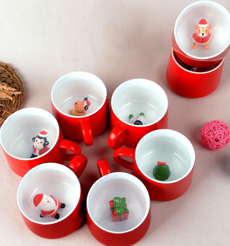 Tazza di Natale in Ceramica con Sorpresa 3D all’Interno Tazza di Natale in Ceramica con Sorpresa 3D all’Interno