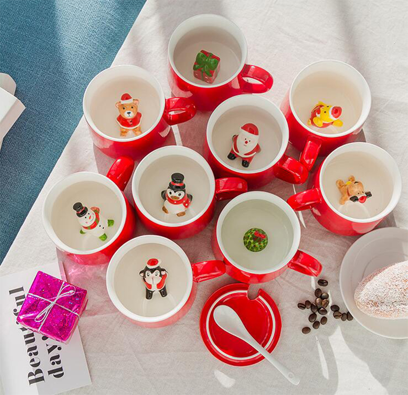 Tazza di Natale in Ceramica con Sorpresa 3D all’Interno Tazza di Natale in Ceramica con Sorpresa 3D all’Interno - immagine 2