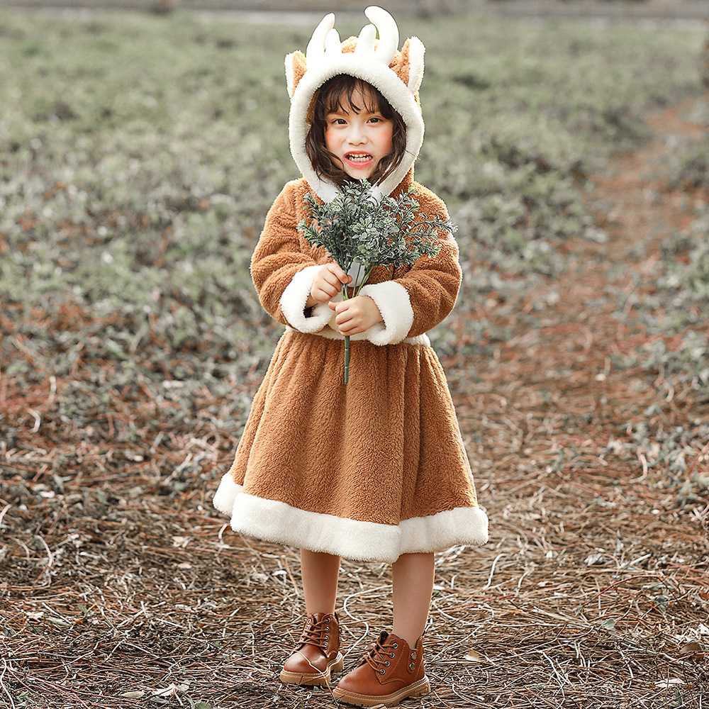 Costume Natalizio da Renna per Bambine Costume Natalizio da Renna per Bambine - immagine 3