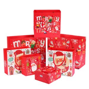 Sacchetti Regalo di Natale in Carta Kraft