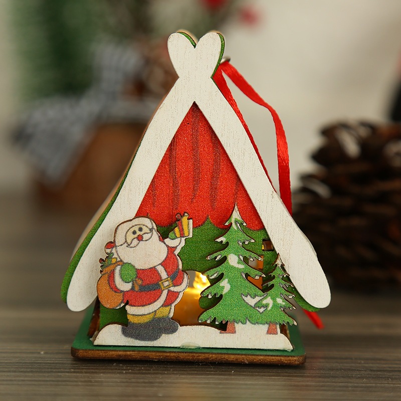 Decorazioni Natalizie in Legno | Casette Luminose Artigianali Decorazioni Natalizie in Legno | Casette Luminose Artigianali - immagine 6