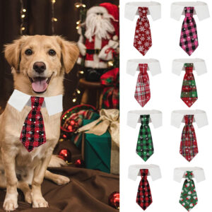 Cravatta Natalizia per Cani – Collare Regolabile in Cotone o Poliestere, Accessorio Elegante per Natale Cravatta Natalizia per Cani – Collare Regolabile in Cotone o Poliestere, Accessorio Elegante per Natale