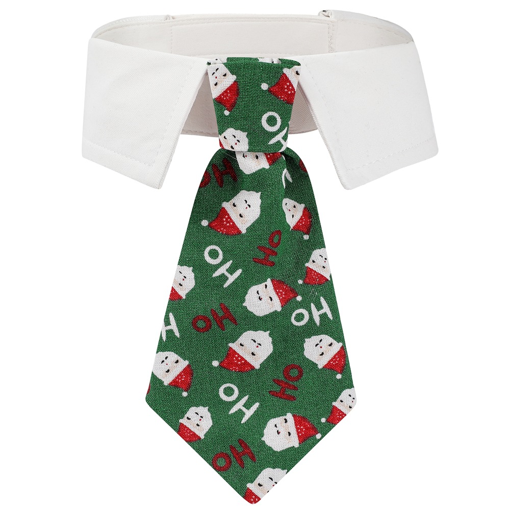 Cravatta Natalizia per Cani – Collare Regolabile in Cotone o Poliestere, Accessorio Elegante per Natale Cravatta Natalizia per Cani – Collare Regolabile in Cotone o Poliestere, Accessorio Elegante per Natale - immagine 4