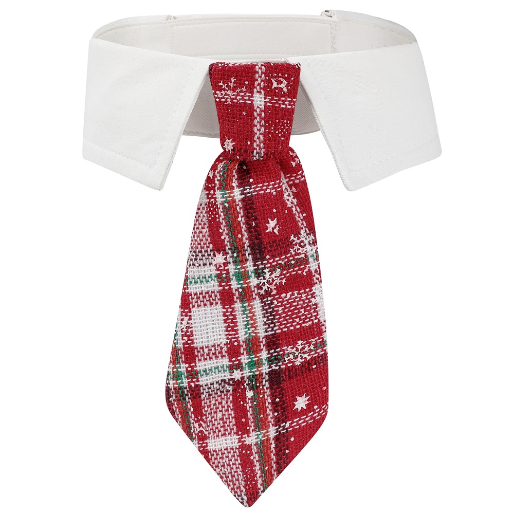 Cravatta Natalizia per Cani – Collare Regolabile in Cotone o Poliestere, Accessorio Elegante per Natale Cravatta Natalizia per Cani – Collare Regolabile in Cotone o Poliestere, Accessorio Elegante per Natale - immagine 8