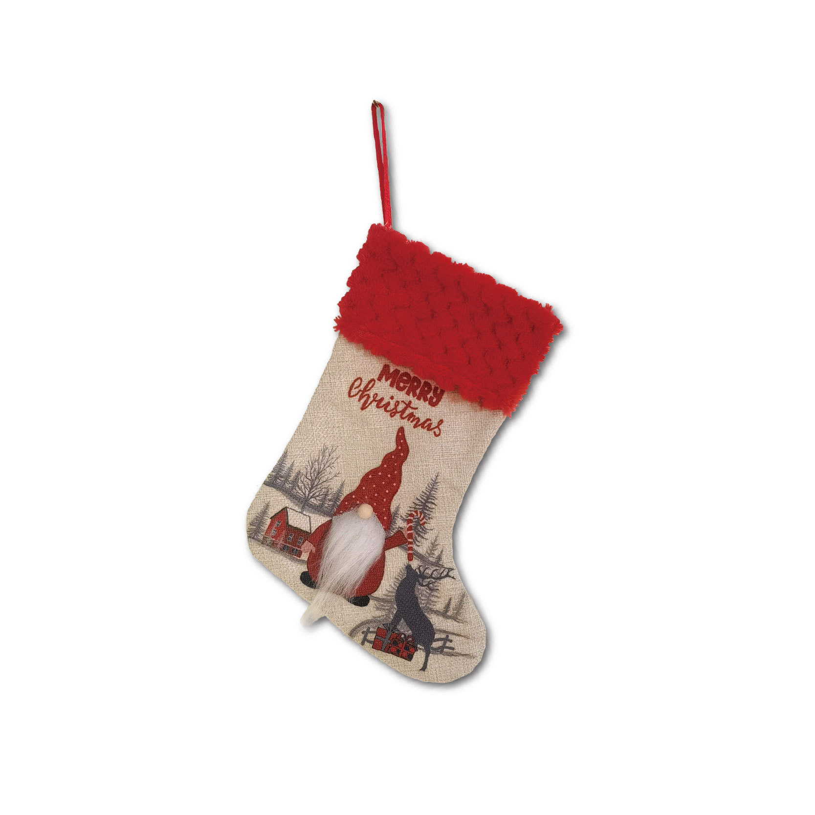 Calze di Natale con Pupazzi Gnome | Decorazioni Natalizie in Tessuto Calze di Natale con Pupazzi Gnome | Decorazioni Natalizie in Tessuto - immagine 6